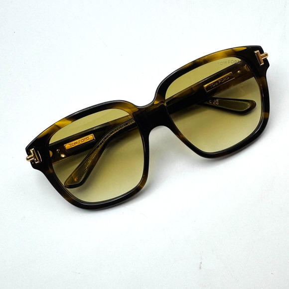 Tom Ford Sunglasses FT1236 56F Havana Square Brown Gradient Lens 58-18-140mm main image 16